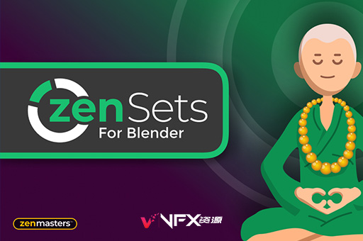 Blender模型集合创建管理插件 Zen Sets v2.3.1Blender插件