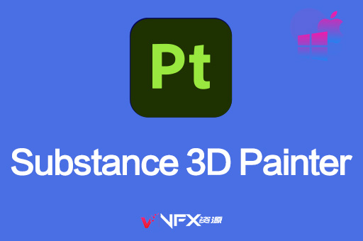 贴图绘制软件-Substance 3D Painter 2022 v8.1.3 Win/Mac 中文/英文/破解版下载Adobe全家桶、Mac软件