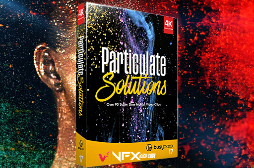 4K视频素材-91个粉末颗粒溶解液体流动动画 BusyBoxx V17 Particulate Solutions视频素材