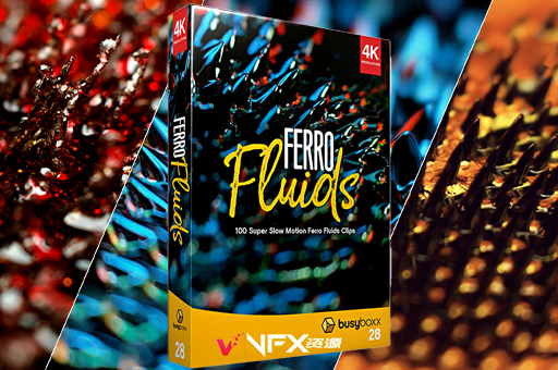 4K视频素材-100个微观铁磁流体动画背景素材 BusyBoxx V20 Ferro Fluids视频素材