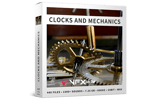 440个机械表齿轮转动音效素材-Clocks And Mechanics音效素材