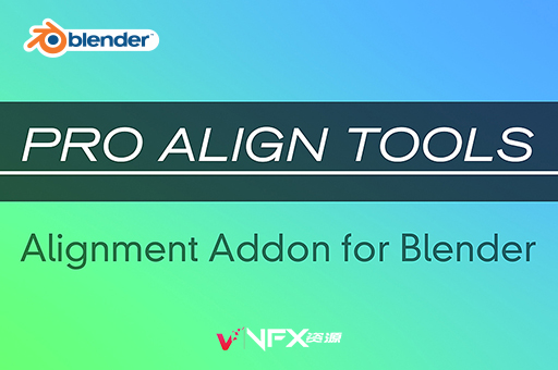 Blender插件-三维模型对齐 Pro Align Tools v2.1.7Blender插件