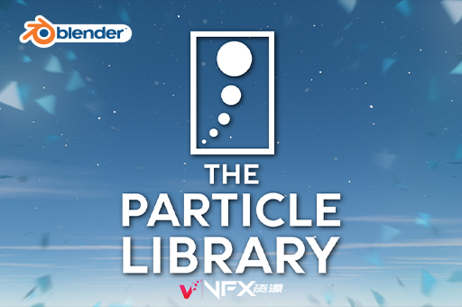 Blender插件-集群粒子库预设插件 The Particle Library V1.2.2 + 使用教程Blender插件