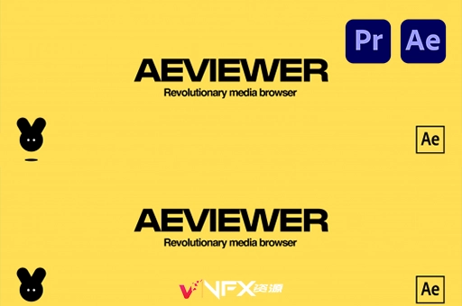 中文汉化-AE/PR脚本-可视化素材模板快速预览应用管理工具 AEviewer Pro v2.2 专业版AE脚本、PR脚本、脚本