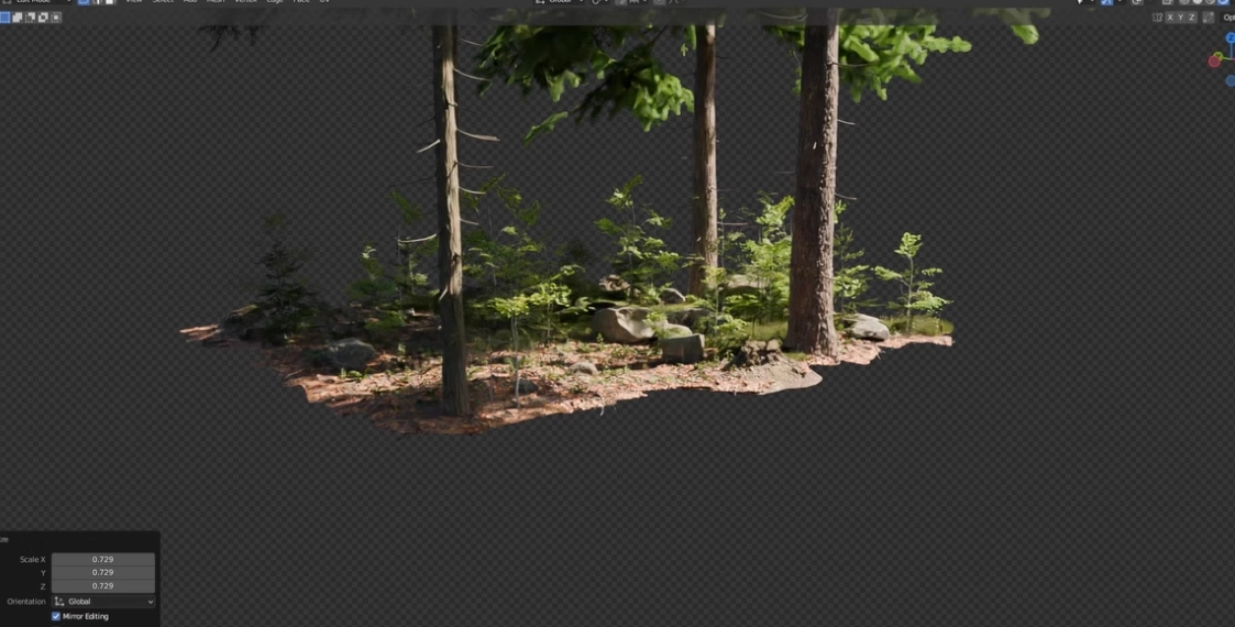 Blender预设-程序森林丛林竹林雪林植物资产库 Forest Generator | Photorealistic Close-Up Ready Forests + 使用教程Blender预设、预设