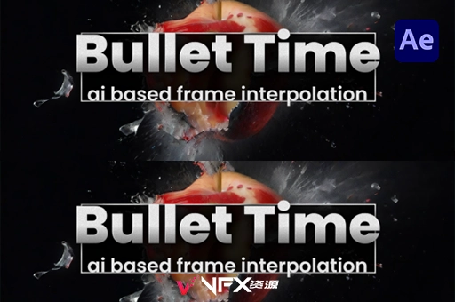 AE插件-子弹时间慢动作特效工具 Bullet Time v1.1.2 WinAE插件、插件