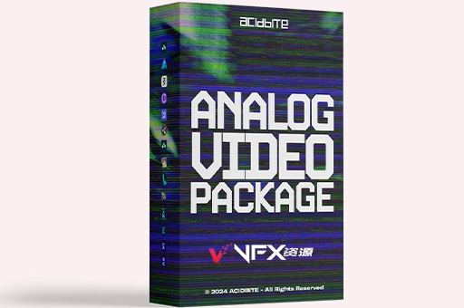 视频素材-复古电影噪点故障叠加素材 AcidBite – Analog Video Package素材、视频素材、音效素材