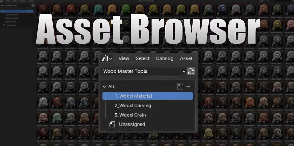 Blender预设-木材材质纹理资产库 Wood Master Tools V1.0Blender预设、预设