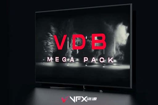 3D模型-40种静态体积云朵云烟雾VDB素材 O.H. VDB Mega Pack3D模型、素材