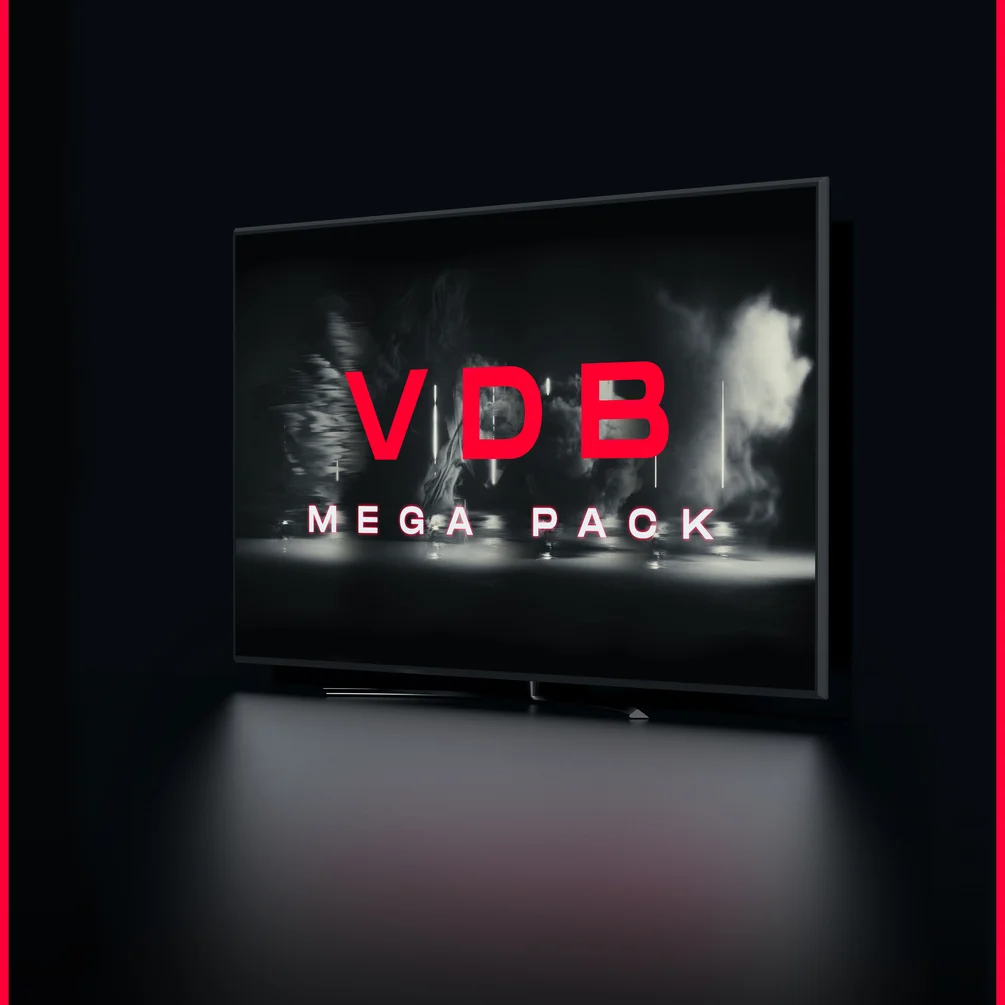 3D模型-40种静态体积云朵云烟雾VDB素材 O.H. VDB Mega Pack3D模型、素材