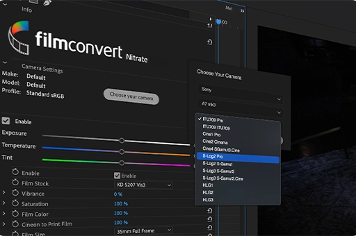 AE/PR插件-数字胶片色温颗粒模拟调色插件 FilmConvert Nitrate v3.49 Win破解版下载AE插件、PR插件、中文版插件