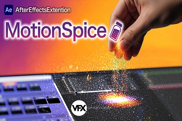 AE脚本-基本运动图形工具包MG动效库预设 MotionSpice V1.0